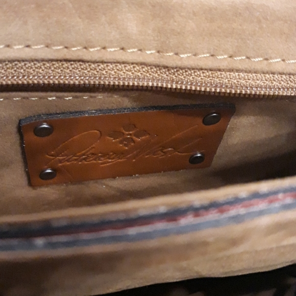 Patricia Nash Burnt Coral Balluri Weave Crossbody Purse NEW Woven Adjustable HOT - Picture 5 of 7